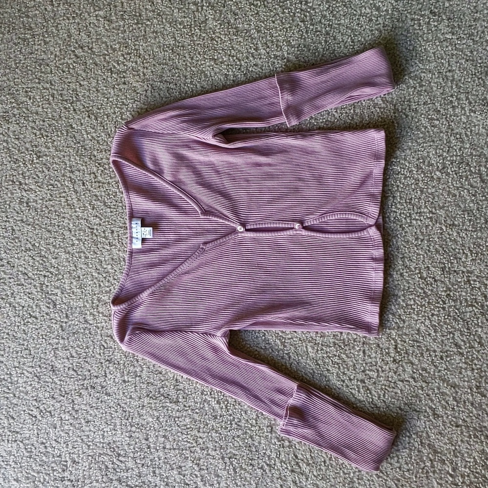 Topshop Long Sleeve Cropped Sweater